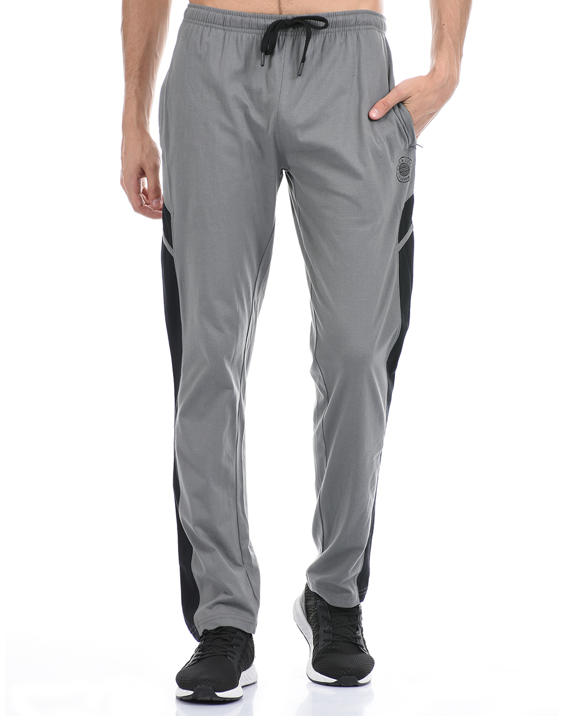 Cloak & Decker by Monte Carlo Men Grey Track Pants